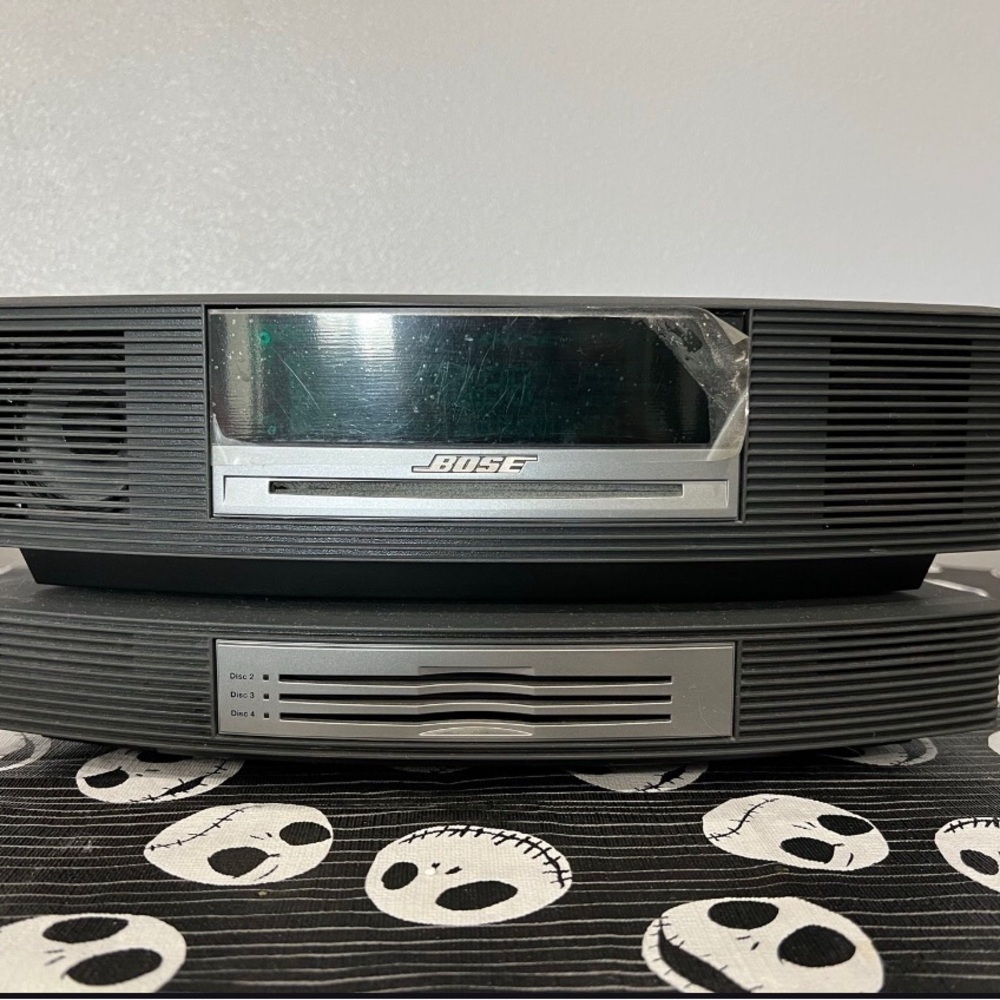 Bose Black CD Player with Silver Accents